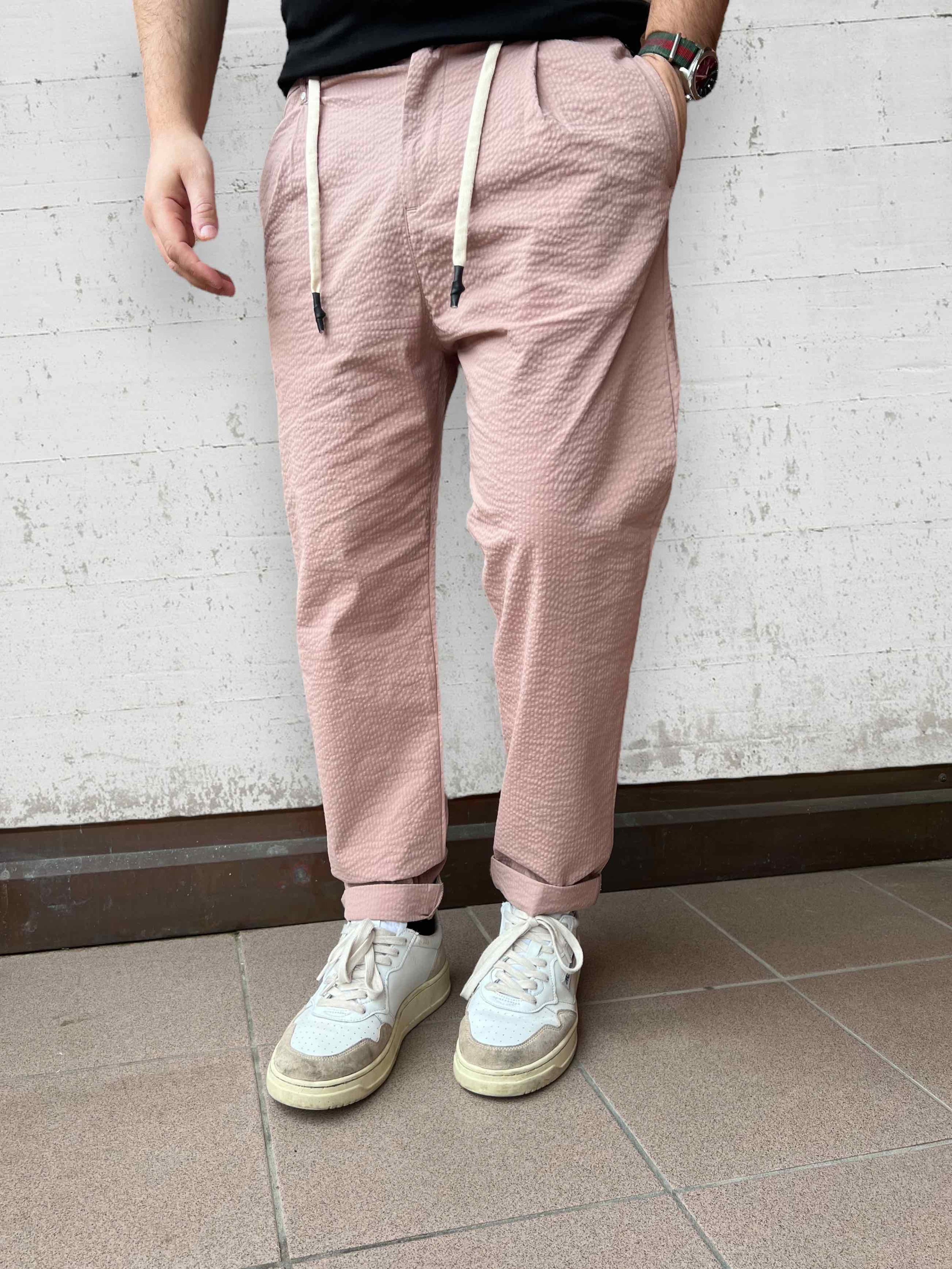 Pantalone goffrato BL11
