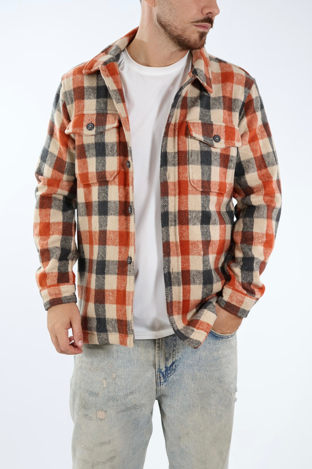 Overshirt panno OS5 quadri  WHY NOT BRAND