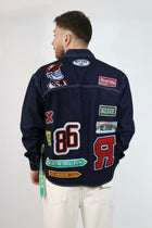 Giacca denim patch boxy 228 BERNA