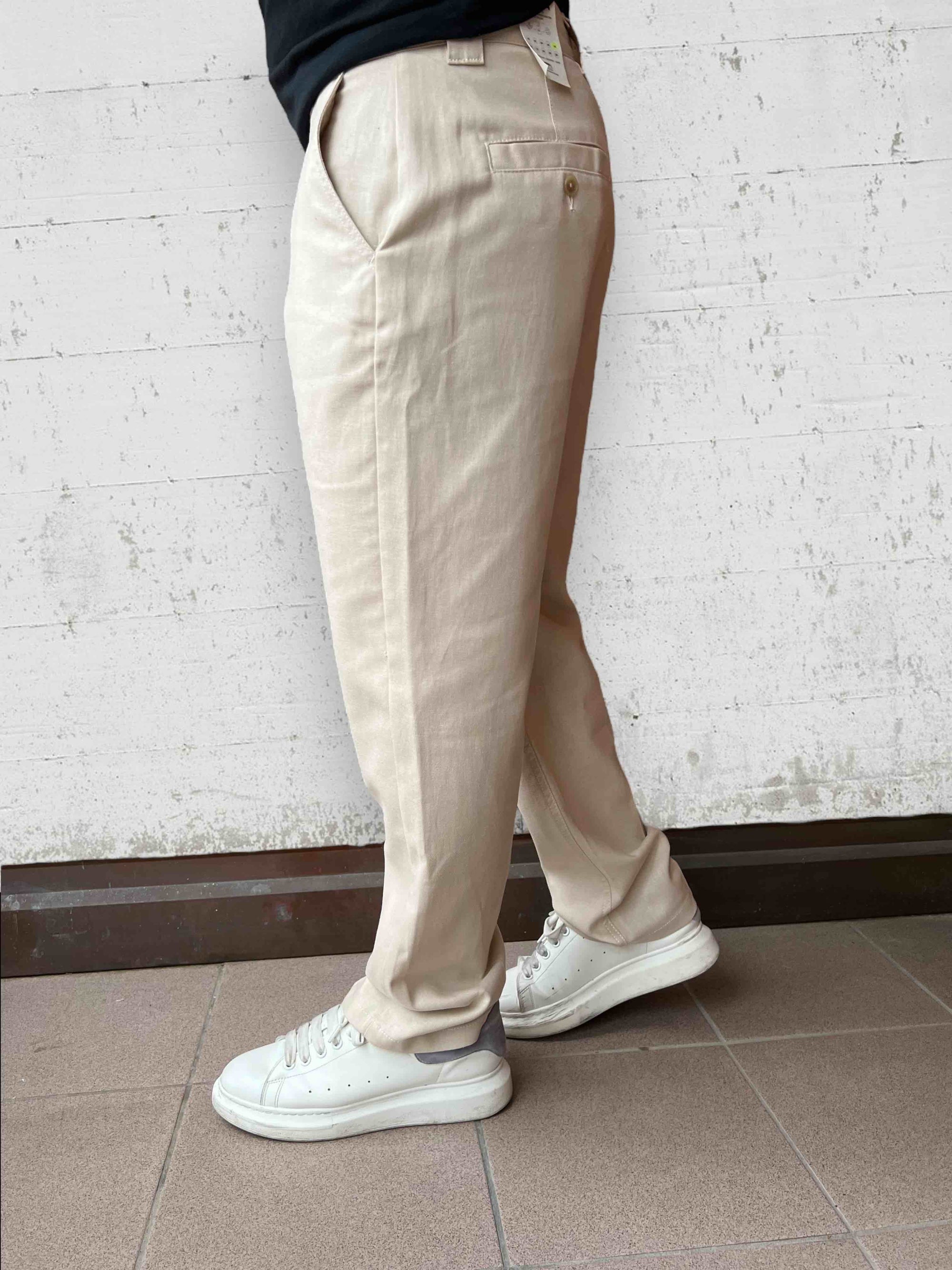 Pantalone cotone/lino BERNA