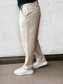 Pantalone cotone/lino BERNA
