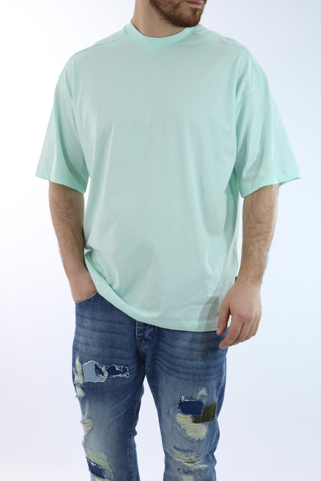 T-shirt basic boxing T08  OVER-D
