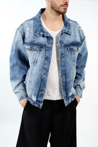 Giacca denim relaxed fit TOM J09 OVER-D