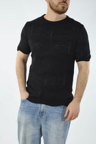 T-shirt in maglia m/m strutturata M43 OVER-D