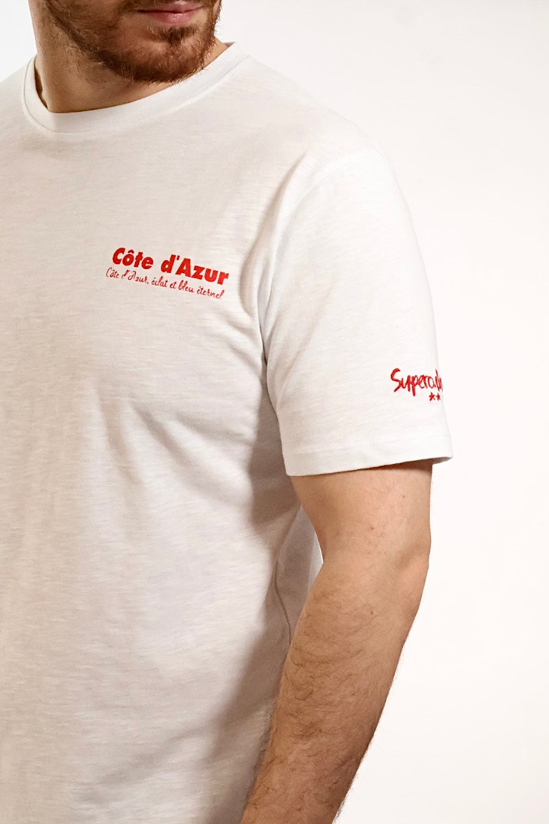 T-shirt stampa cote d’azur A1919 SUPERCULTURE