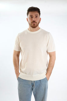 T-shirt in maglia m/m boucle M40 OVER-D