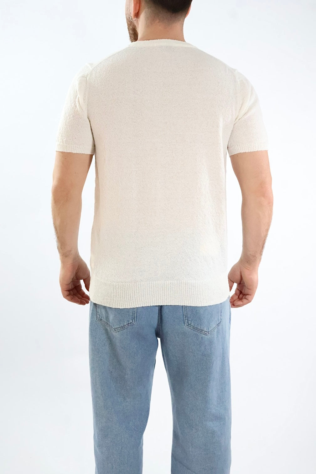 T-shirt in maglia m/m boucle M40 OVER-D