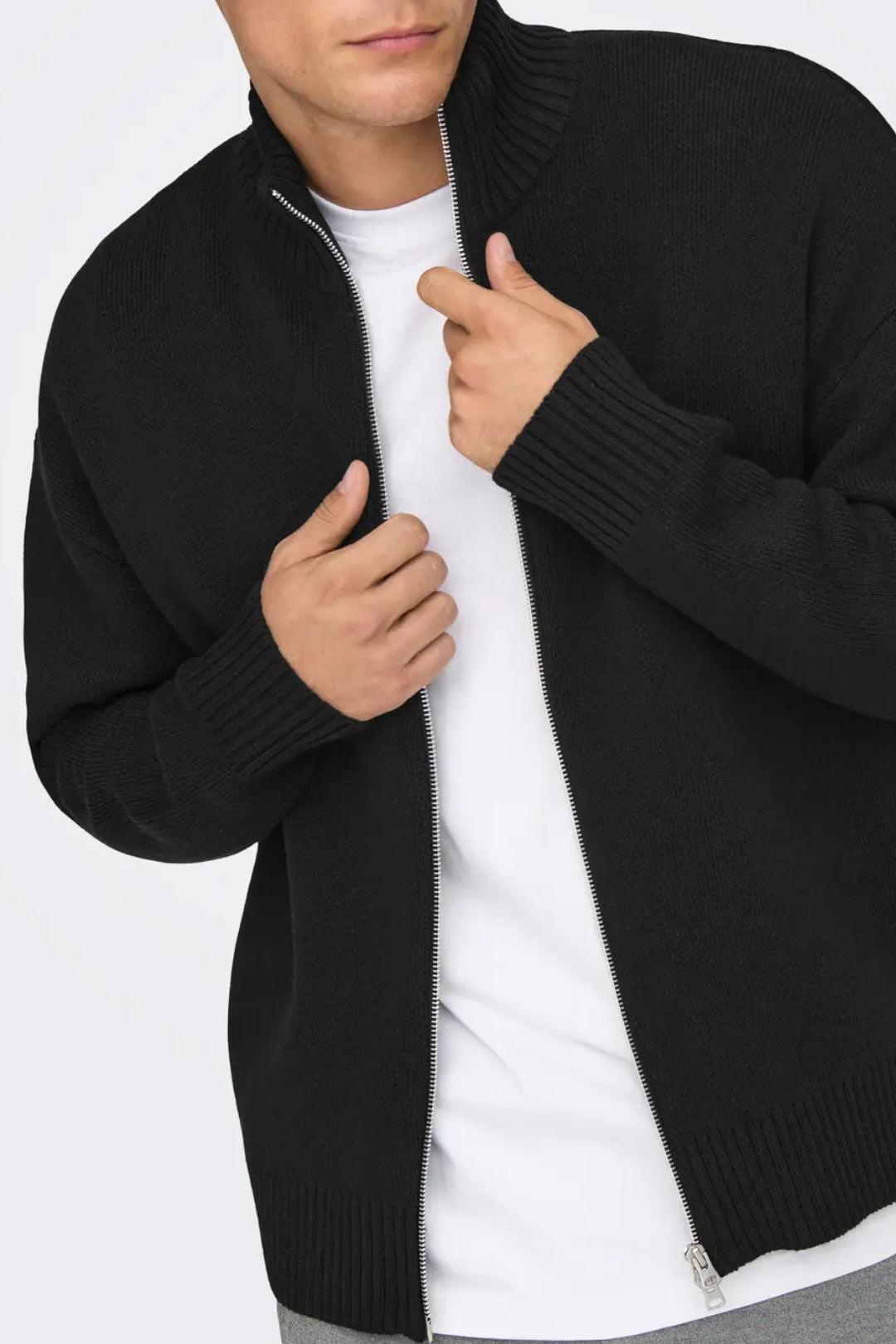 Cardigan full zip 808 ONLY E SONS