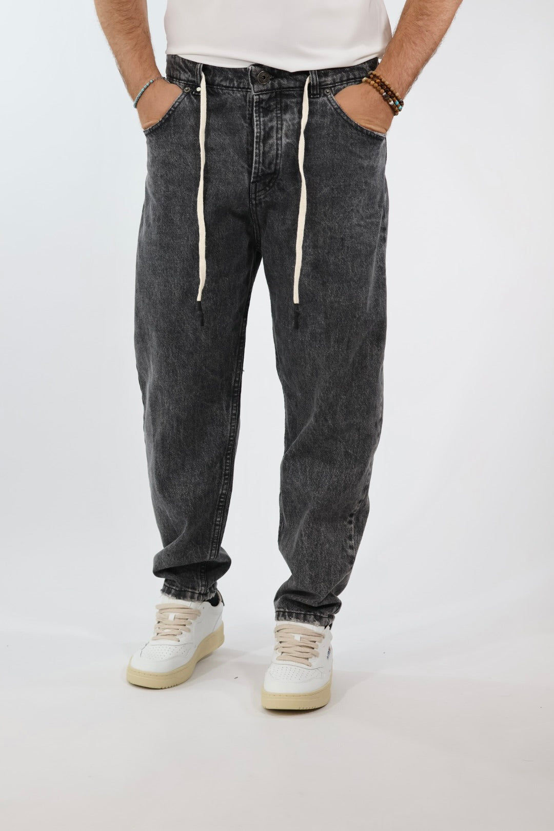 Jeans coulisse marmo BLK20730  BL11