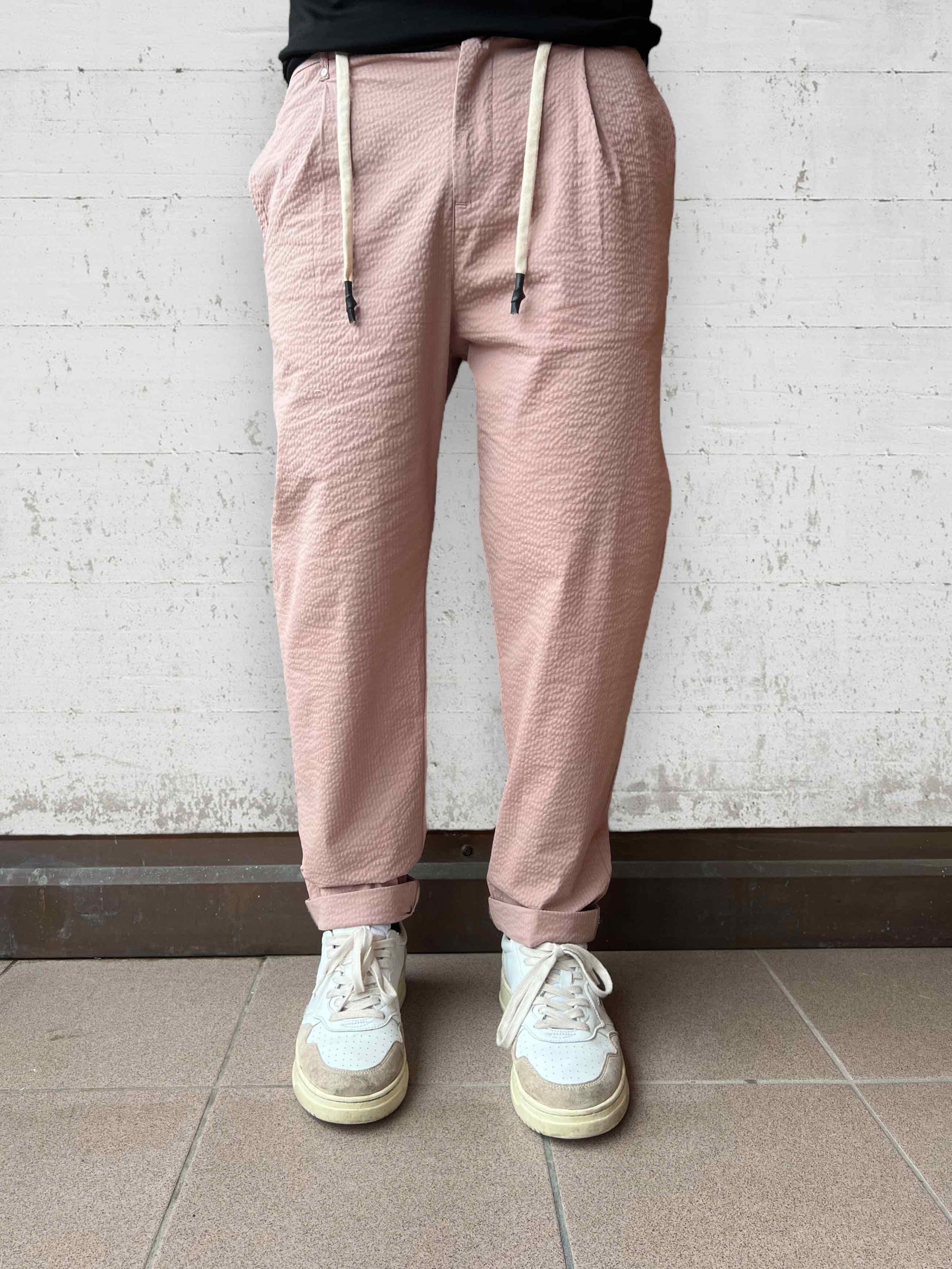 Pantalone goffrato BL11