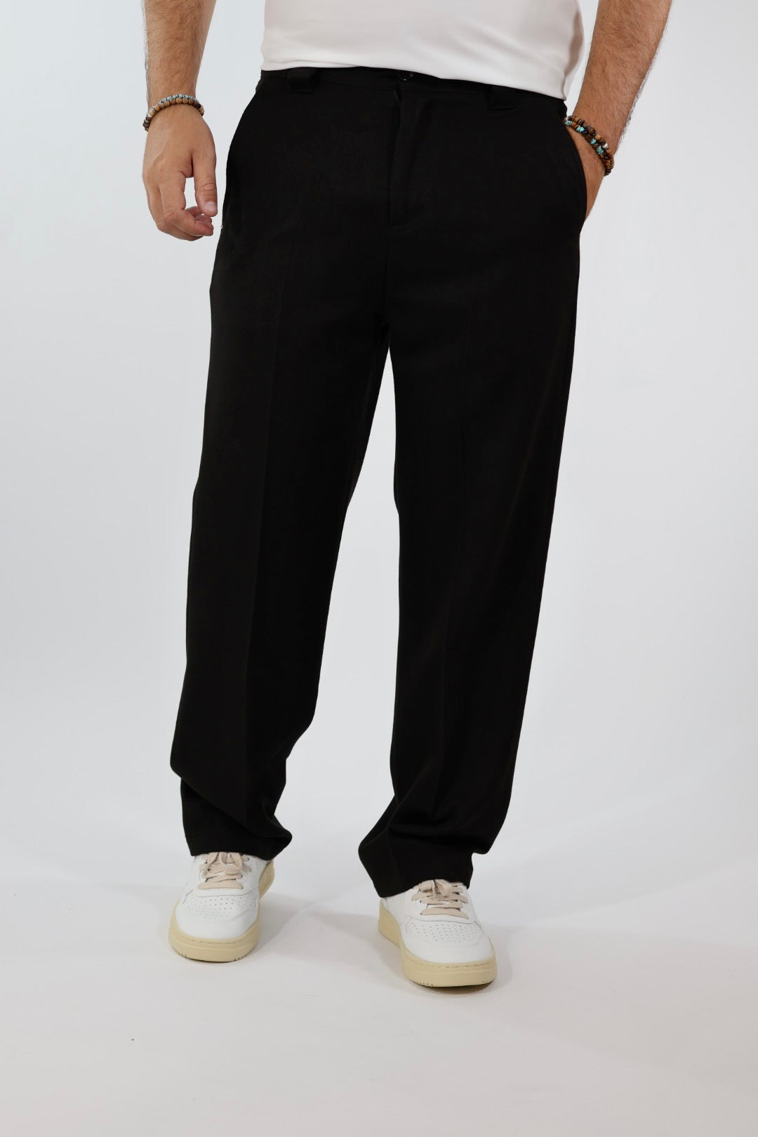 Pantalone straight poliviscosa 470 BERNA