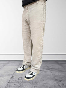 Pantalone maputo lino/cotone chino wide fit PONT