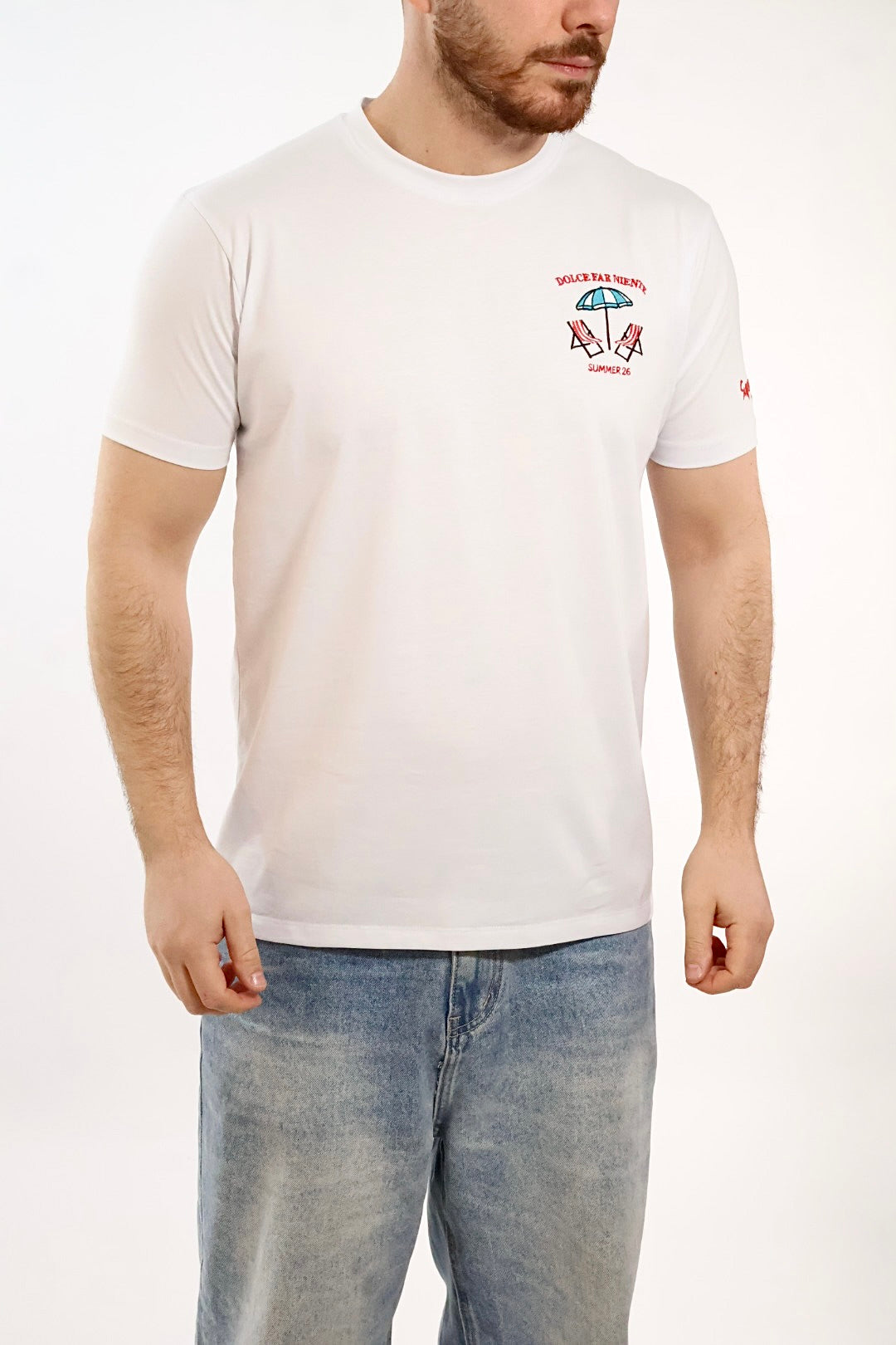T-shirt ricamo dolce far niente 1823 SUPERCULTURE
