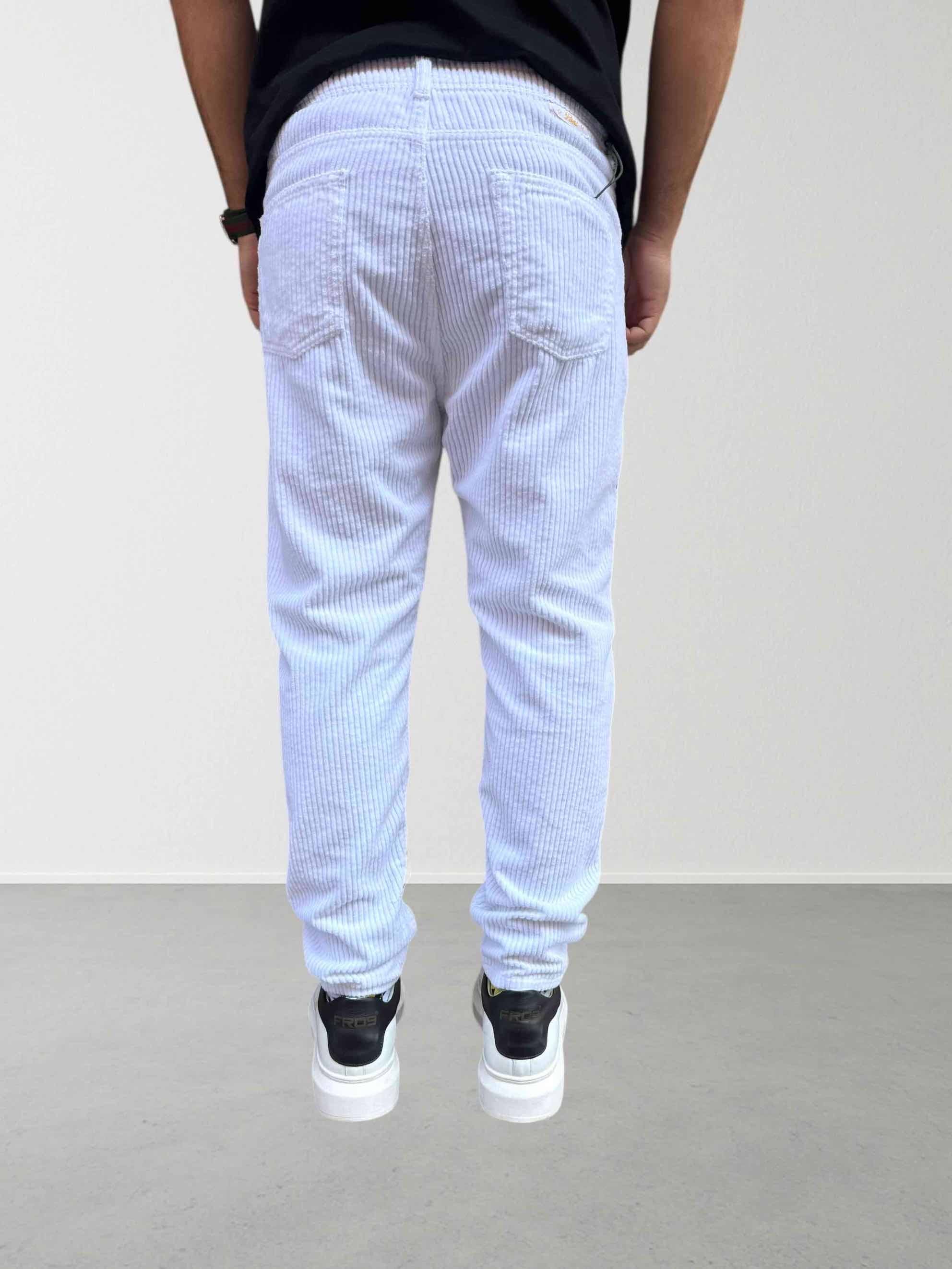 Pantalone  Yellowstone cropped velluto RV5BIA PONT