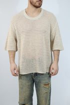 T shirt in maglia traforata I’M BRIAN