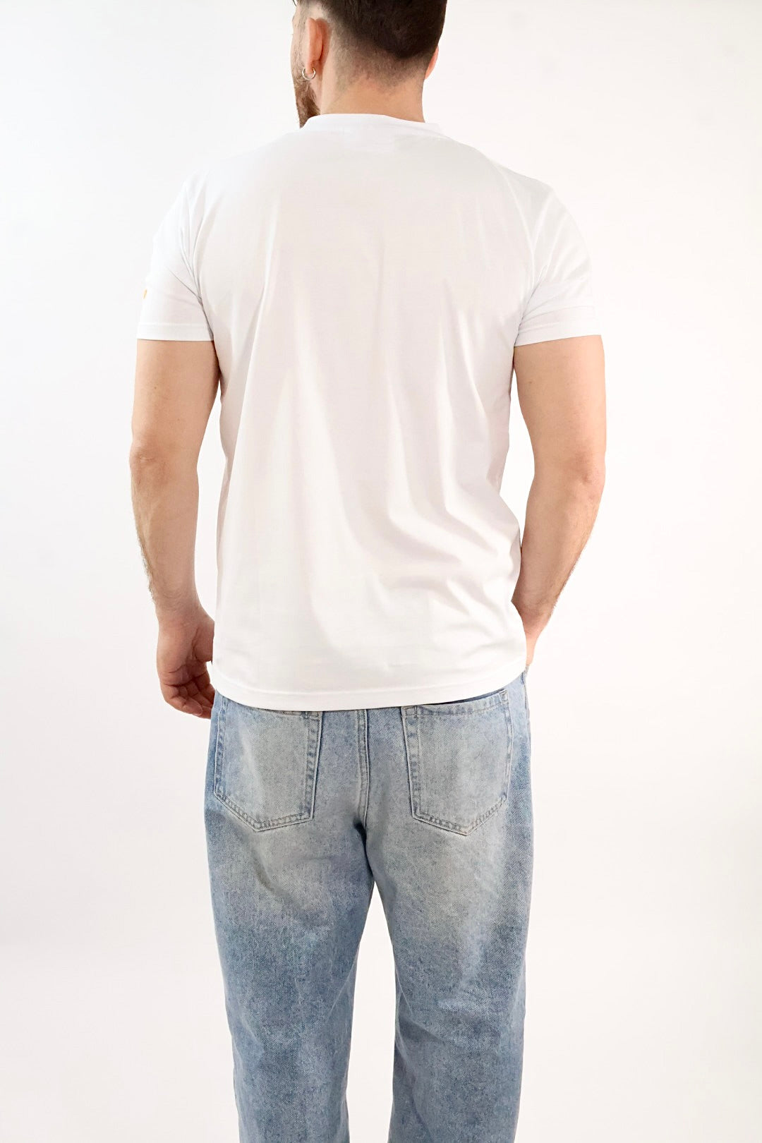 T-shirt ricamo happy mood 1853 SUPERCULTURE