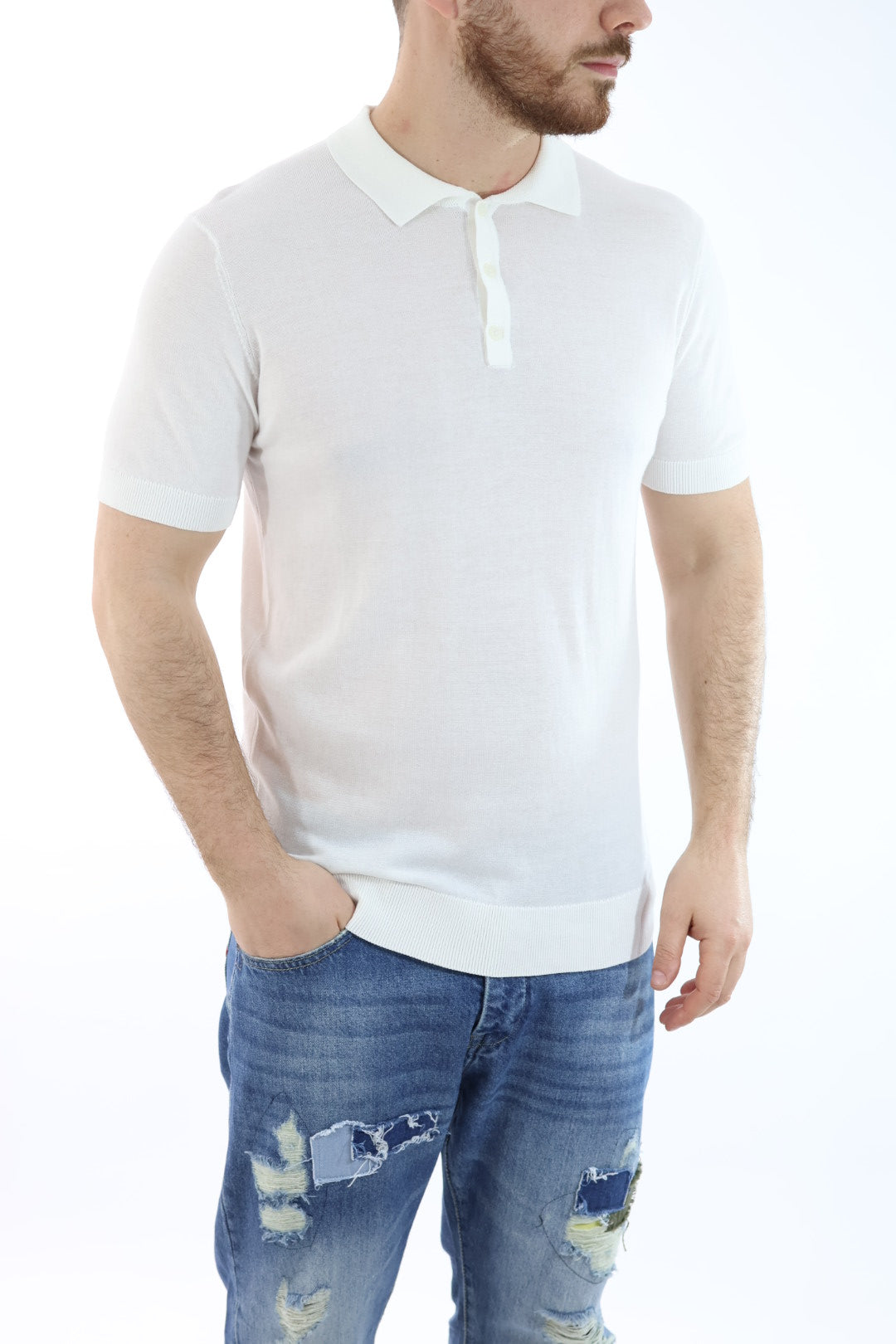Polo in maglia m/m  M02 OVER-D