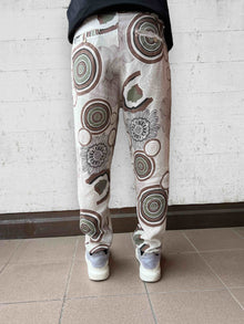 Pantalone lino/viscosa fantasia  BL11