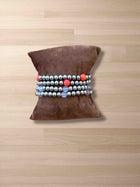 BRACCIALE DOPPIO GIRO PALLINE