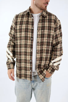 Camicia check flanella logo 840 DISCLAIMER