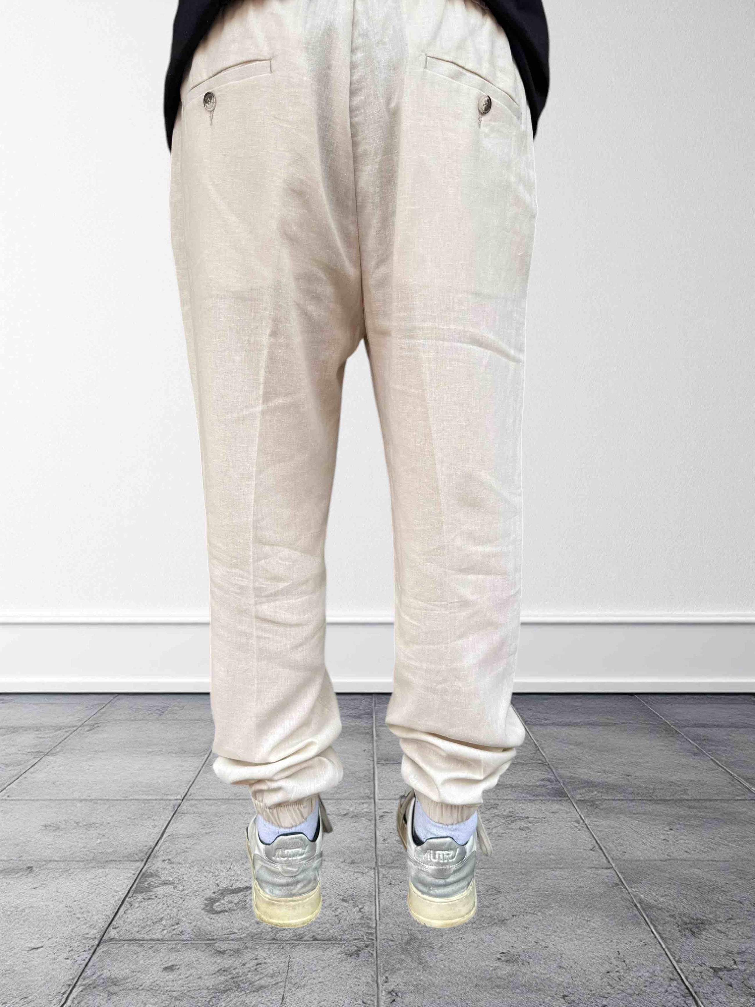 Pantalaccio jogger lino slim fit  OVERD
