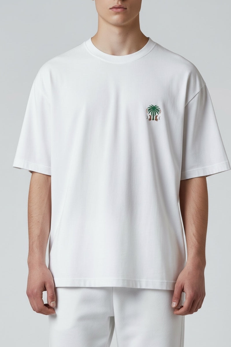 T shirt palma e Leopardi BERNA