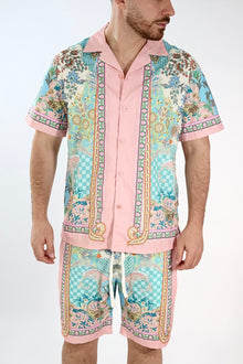 Camicia m/m fantasia  024TB GIANNI LUPO