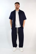 Completo lino camicia+pantalone  1046 J.W