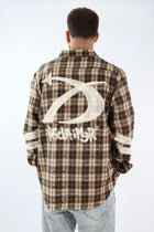 Camicia check flanella logo 840 DISCLAIMER