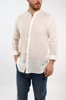 Camicia lino collo coreana 250 BERNA