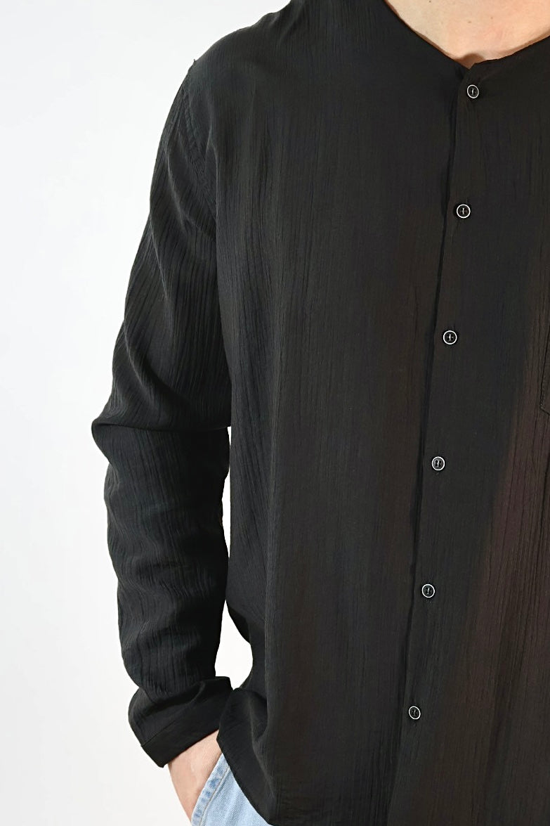 Camicia tencel scollo V C65 OVER-D