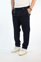 Pantalone 335 denim camp nou cropped BERNA