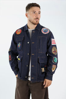 Giacca denim patch 385 BERNA