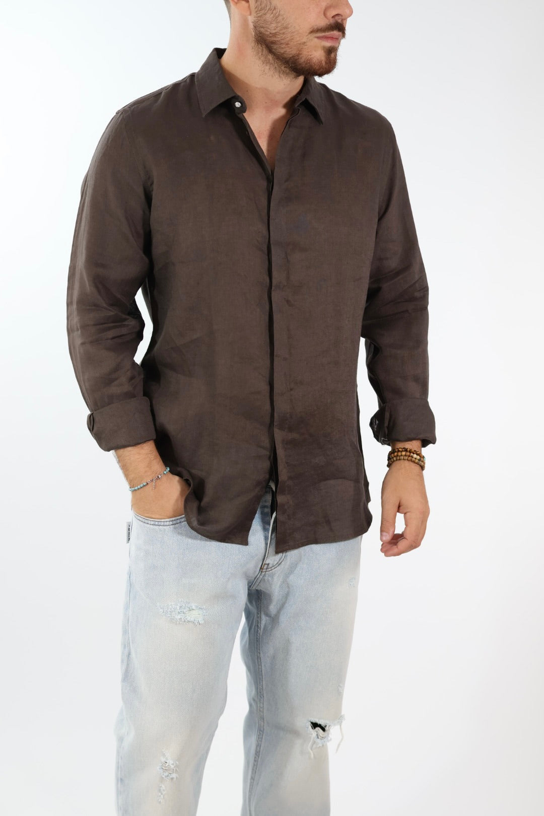 Camicia lino 251 BERNA