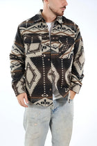 Overshirt 611 azteco lana MAISON DU DANTE