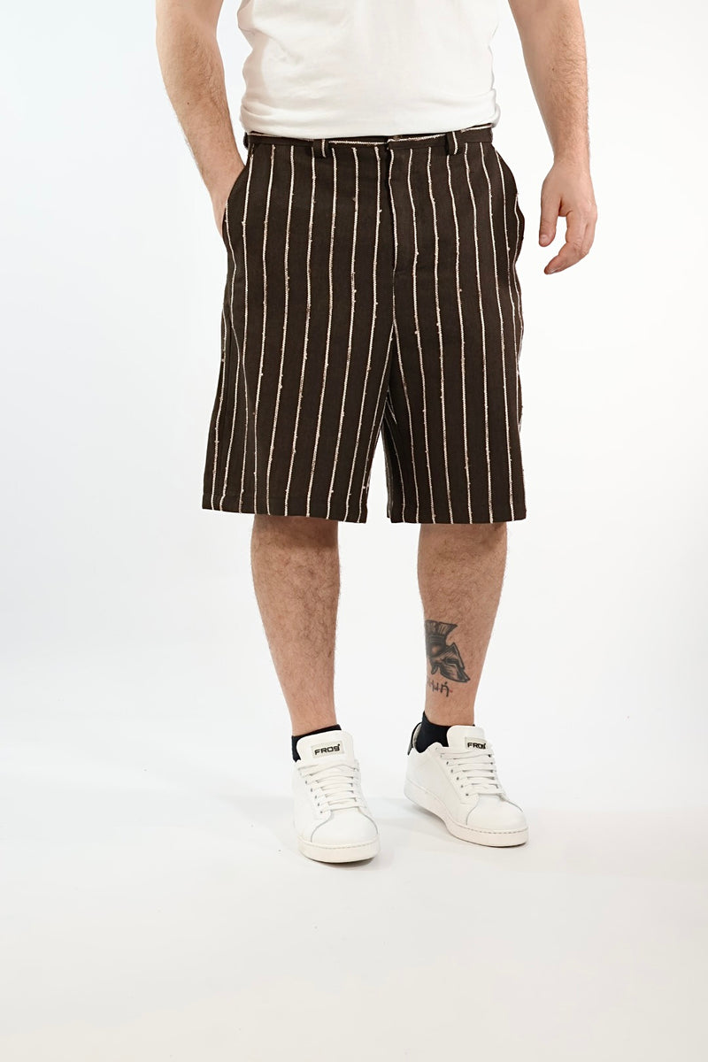 Bermuda riga jaquard 162 BL11