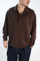 Polo felpa fi4321162 mezza zip viscosa BL11