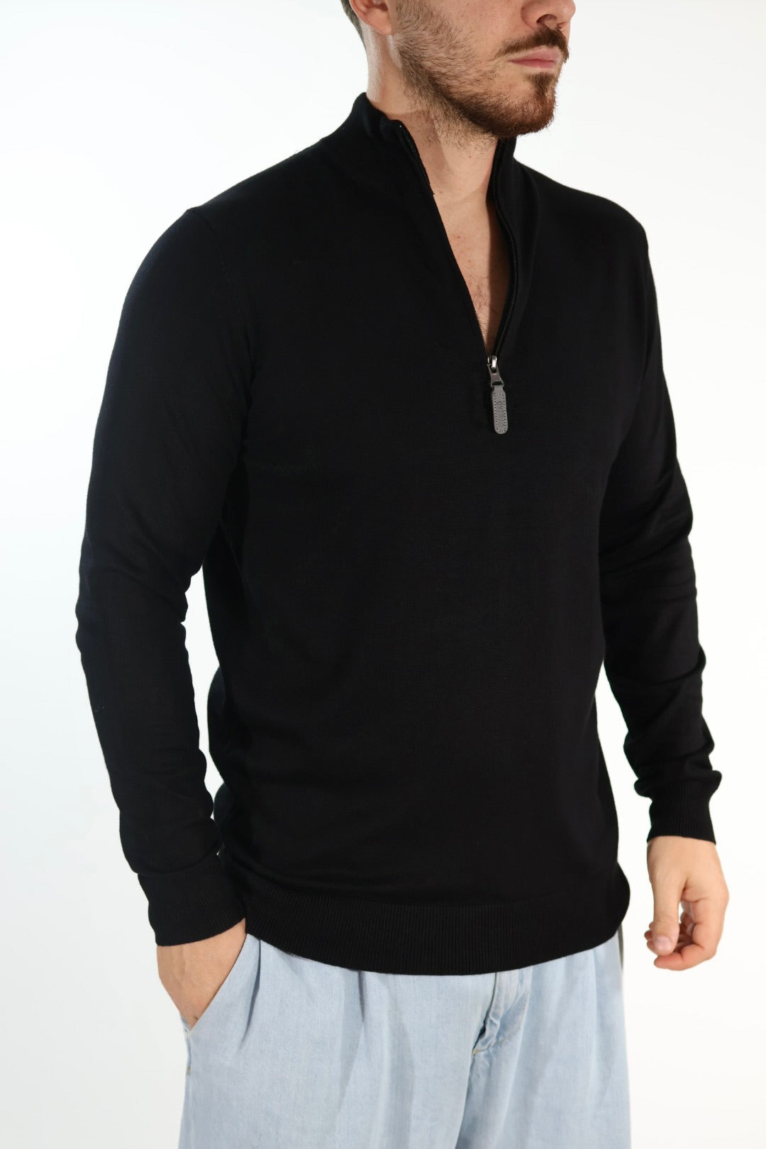 Maglioncino M25 zip lupetto  OVERD