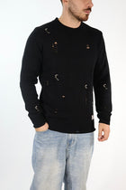 Maglione 5615 lana strappi GIANNI LUPO