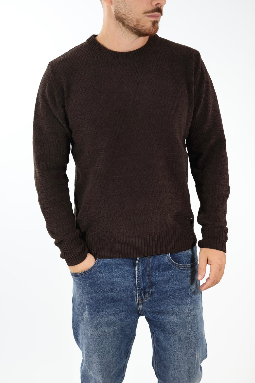 Maglione ciniglia regular 535S GIANNI LUPO