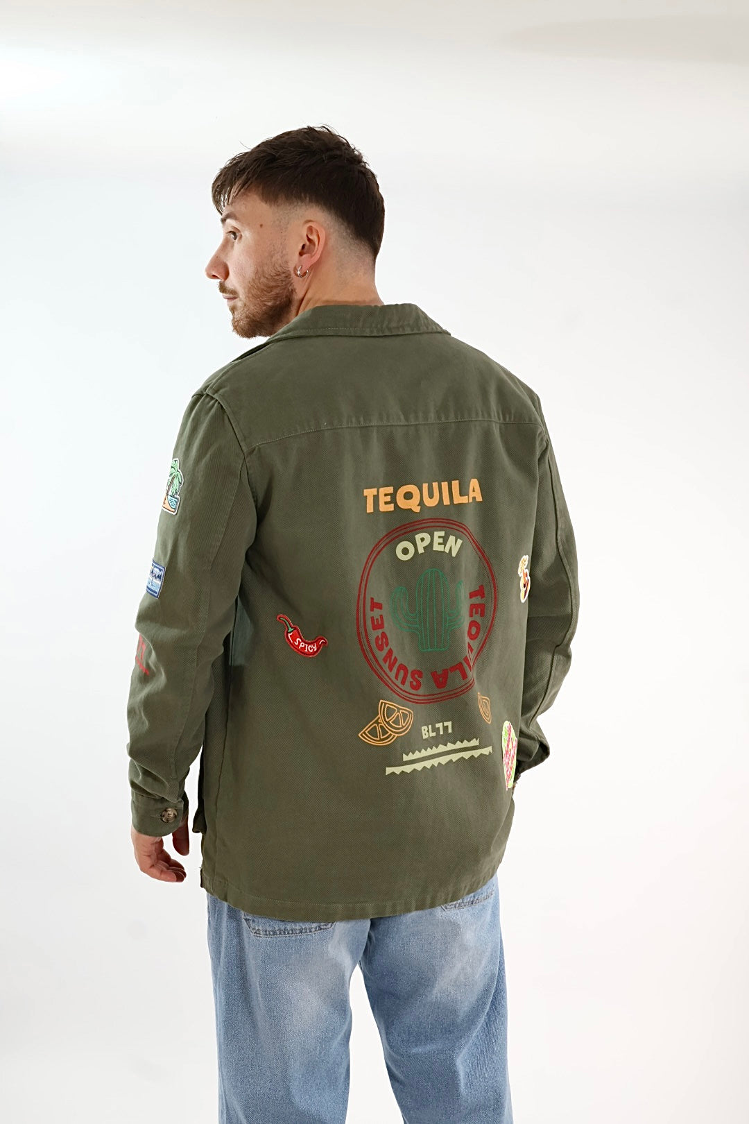 Sahariana Stampa/Patch Milirare TEQUILA57 BL11