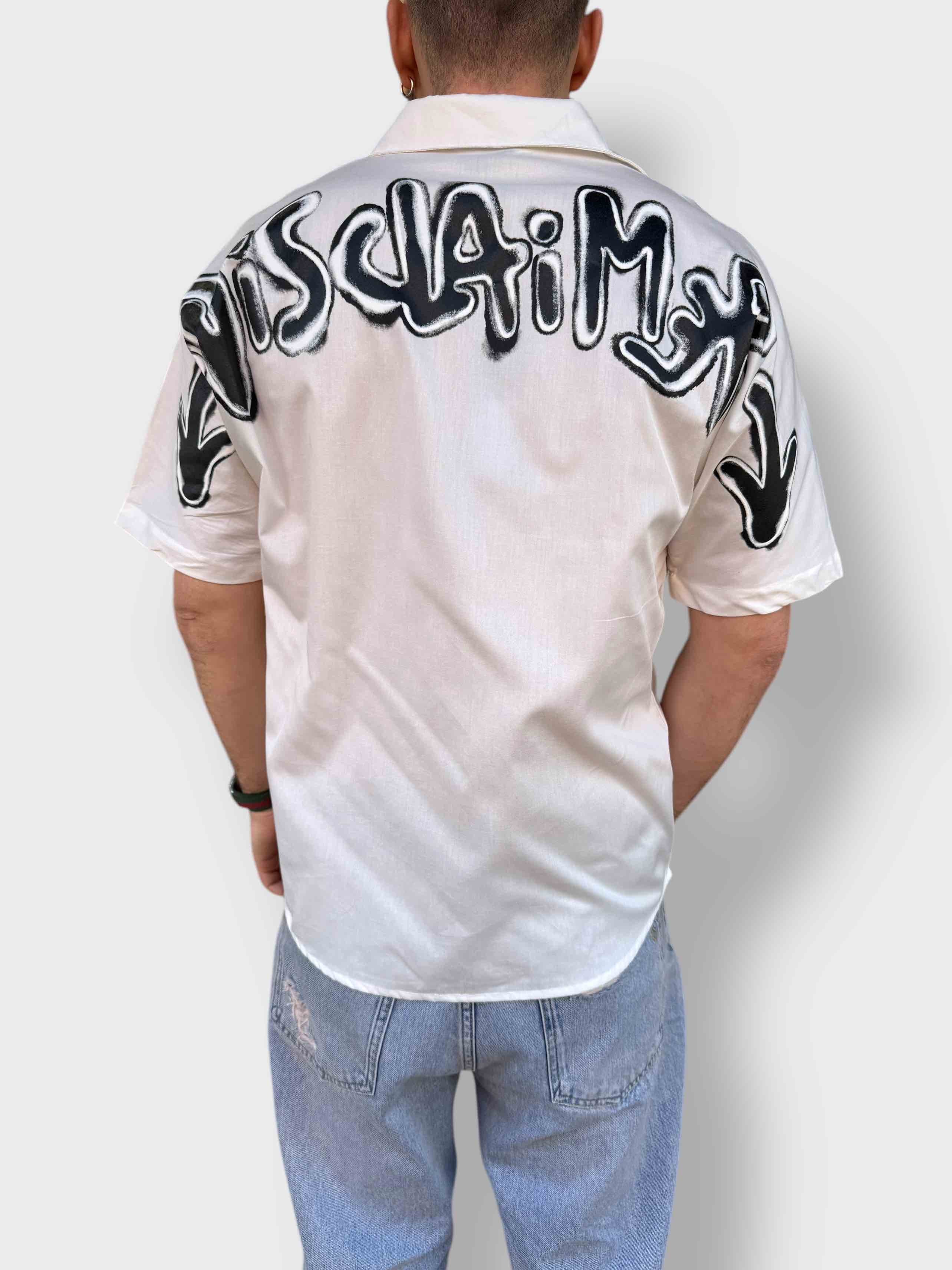 Camicia uomo in popeline m/m  DISCLAIMER