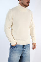 Maglione 536S lupetto ciniglia nero GIANNI LUPO