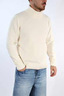 Maglione 536S lupetto ciniglia nero GIANNI LUPO