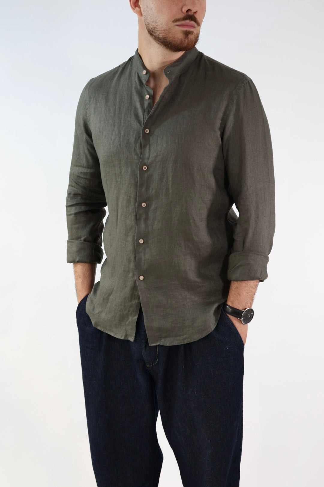 Camicia koren puro lino linen WHY NOT BRAND