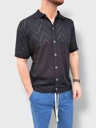 Polo in maglia punzoni azteco BL11