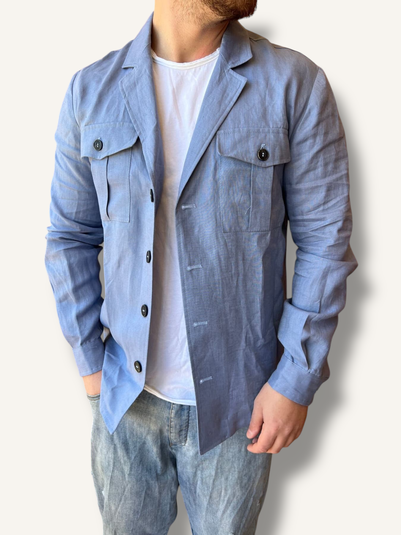 Giacca/camicia lino OVERD