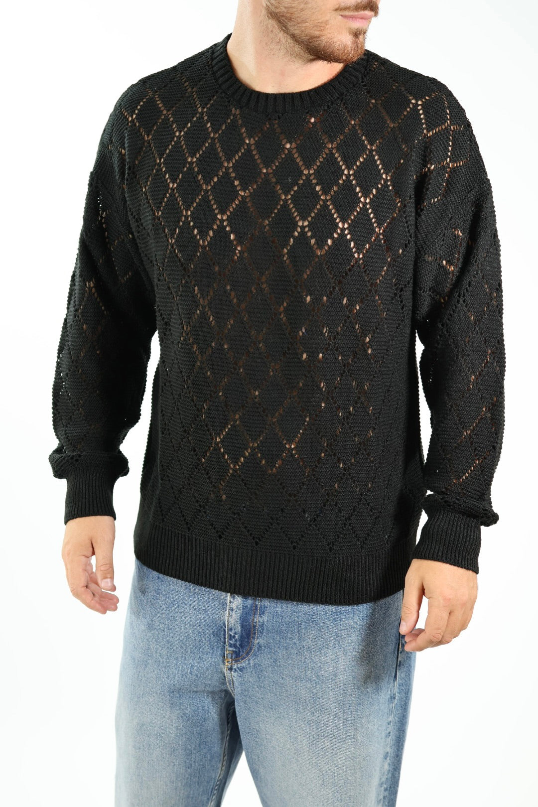 Maglione paricollo relaxed M51 OVERD