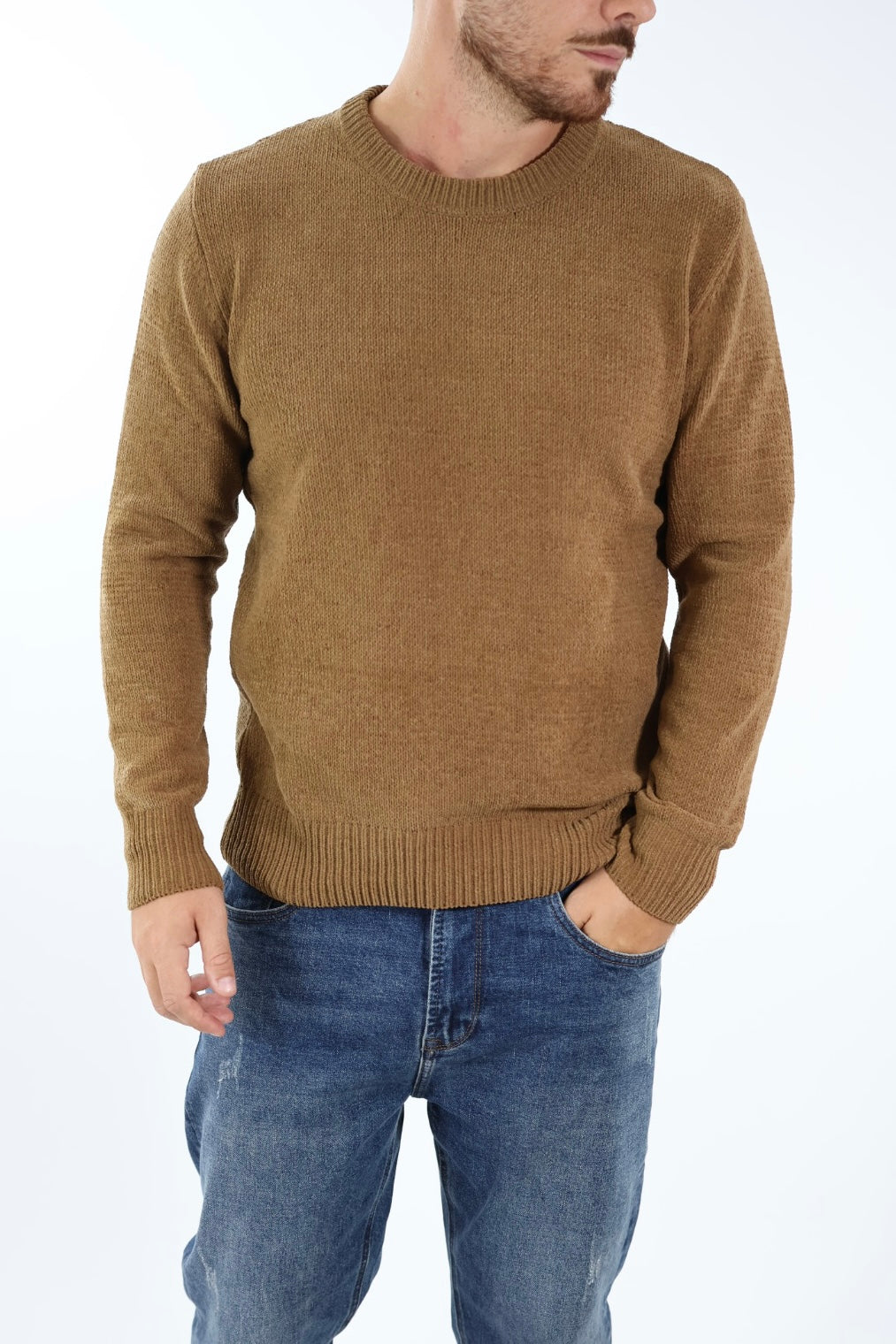 Maglione ciniglia regular  535S GIANNI LUPO
