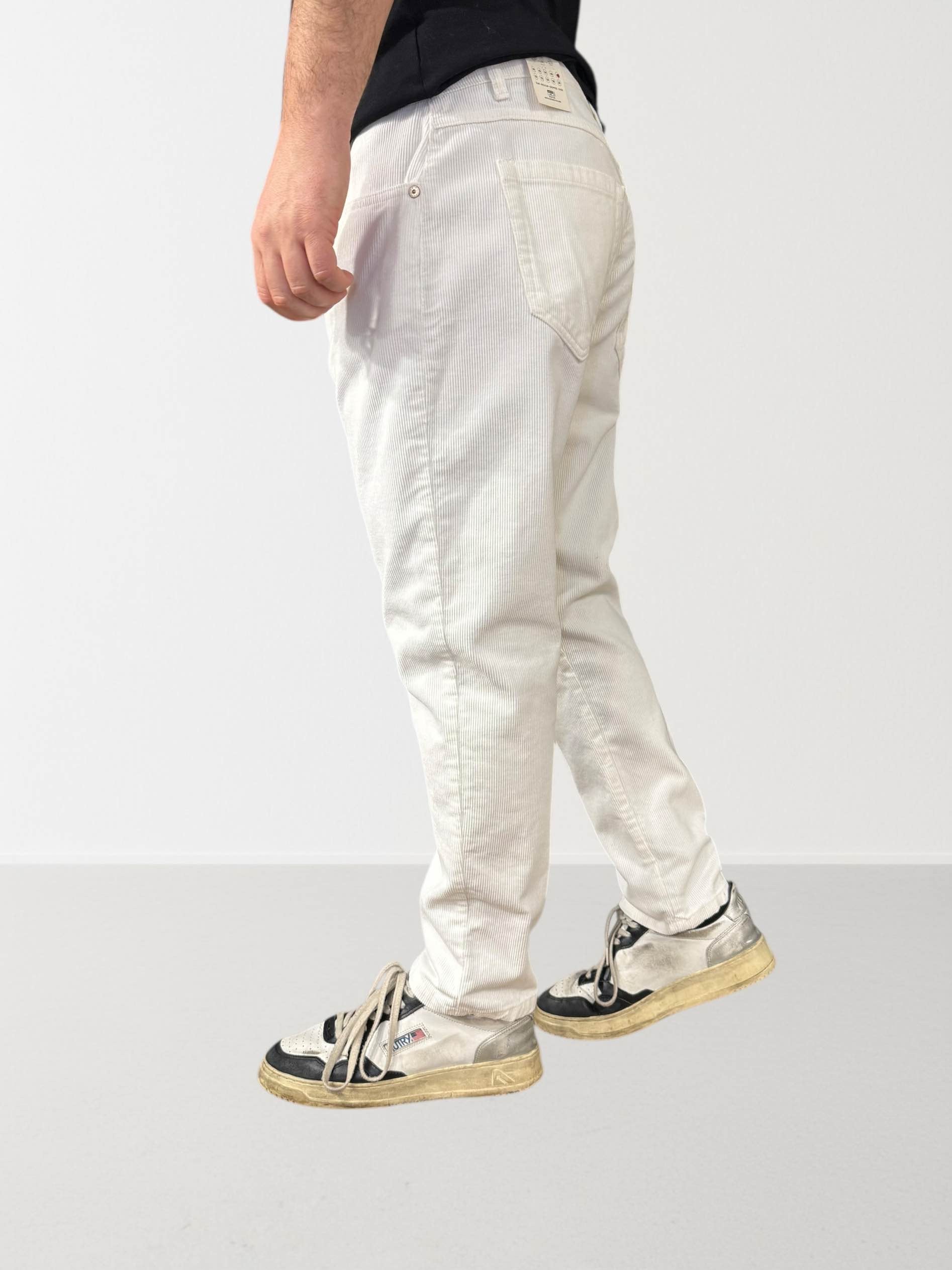 Pantalone velluto cropped maracana  073 BERNA